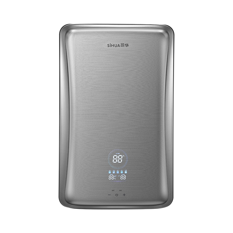 司華（SIHUA）C949-25 雙模速熱電熱水器 智能變頻恒溫 5500W 拉絲灰