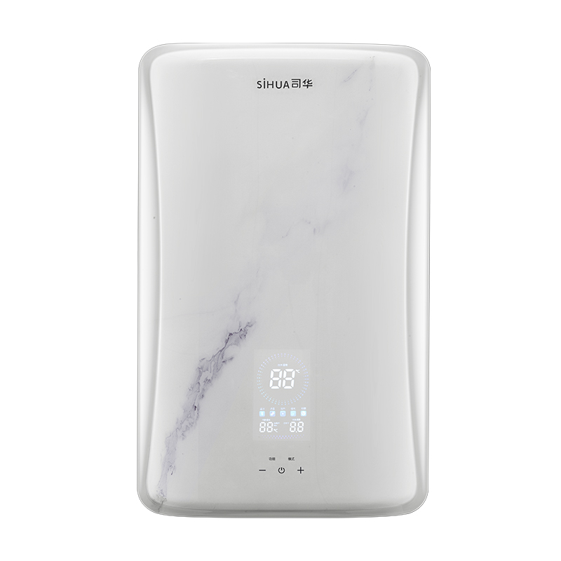 司華（SIHUA）C949-25 雙模速熱電熱水器 智能變頻恒溫 5500W 巖石白色